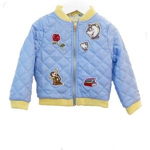 Tutu Couture Disney Princes Beauty & the Beast Bomber Quilted Jacket 4T